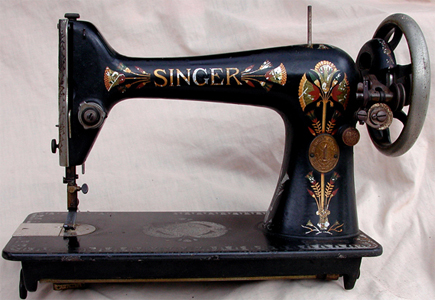 Singer Lotus Pattern Sewing Machine